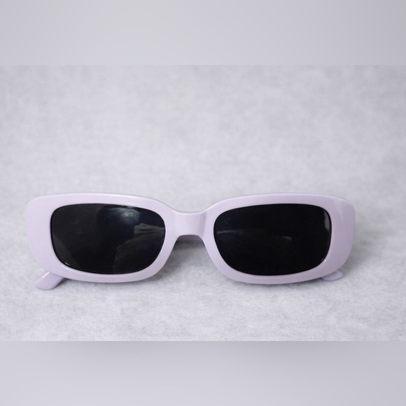 Accessories - Pink Y2K Rectangular Sunglasses | Retro 90s / Early 2000s Style